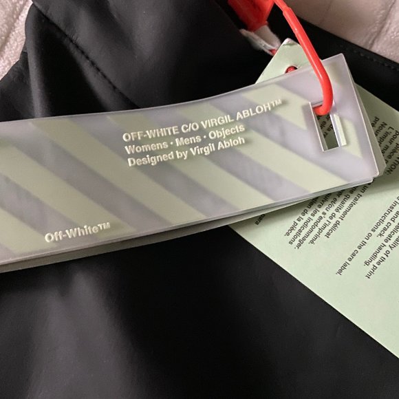 OFF-WHITE Leather Style Leggings BNWT - Size 40 - Picture 5 of 7